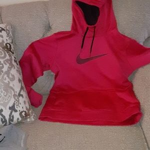 Nike dri fit hoodie pink